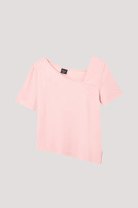 Slanted Neckline Tee