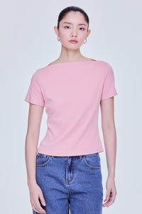 Basic Boat Neck Tee