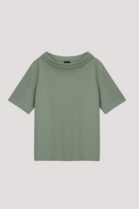 High Collar Tee Blouse