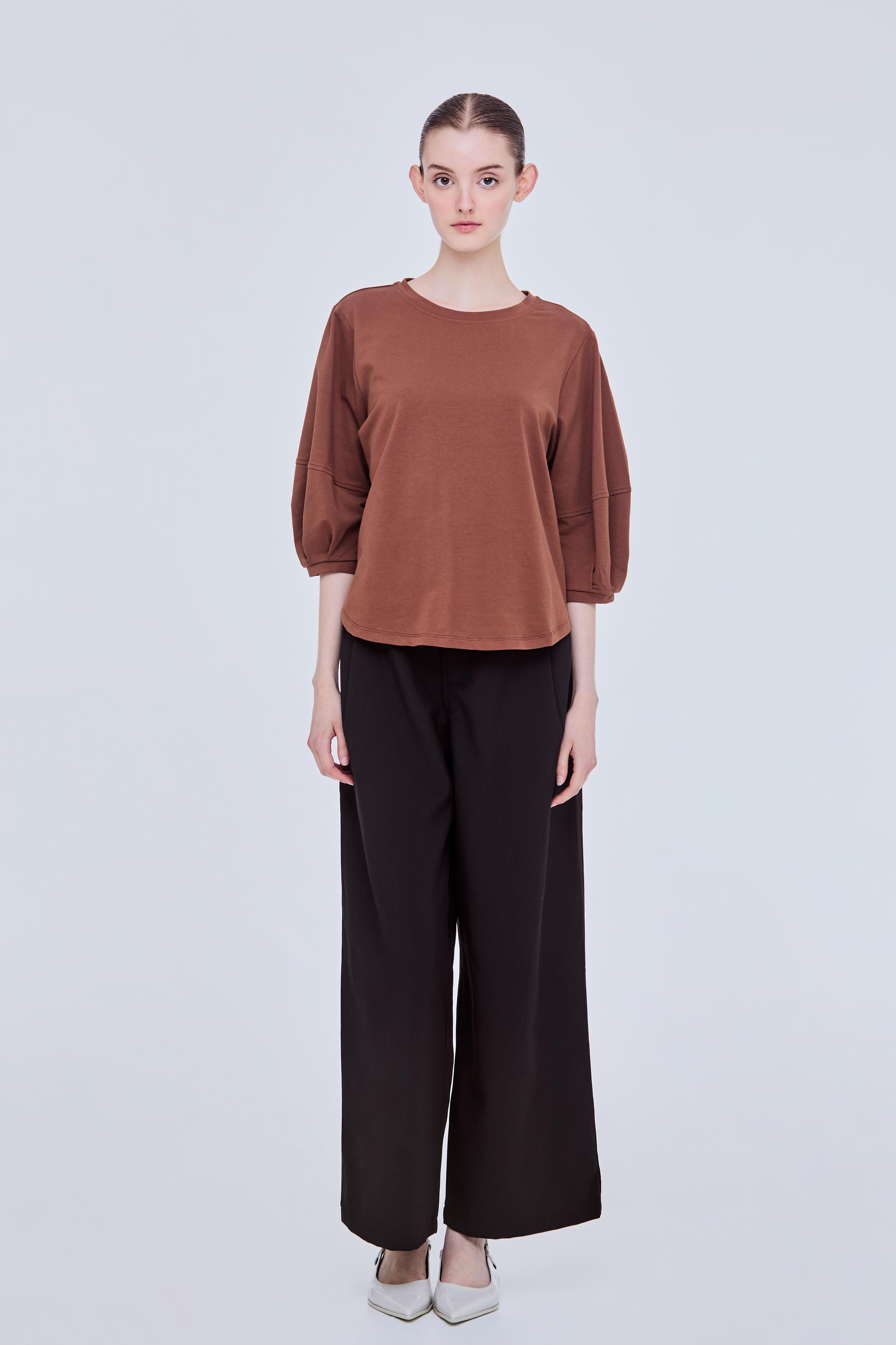 Panelled Puffy Blouse
