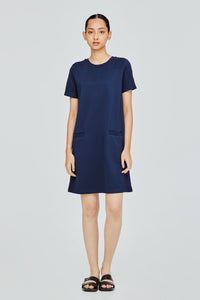 Boxy Cut Knee Length Dress