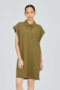 Collared Boxy Tee Dress