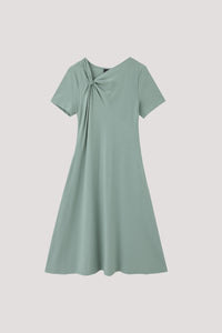 Drapey Knot Detail Dress