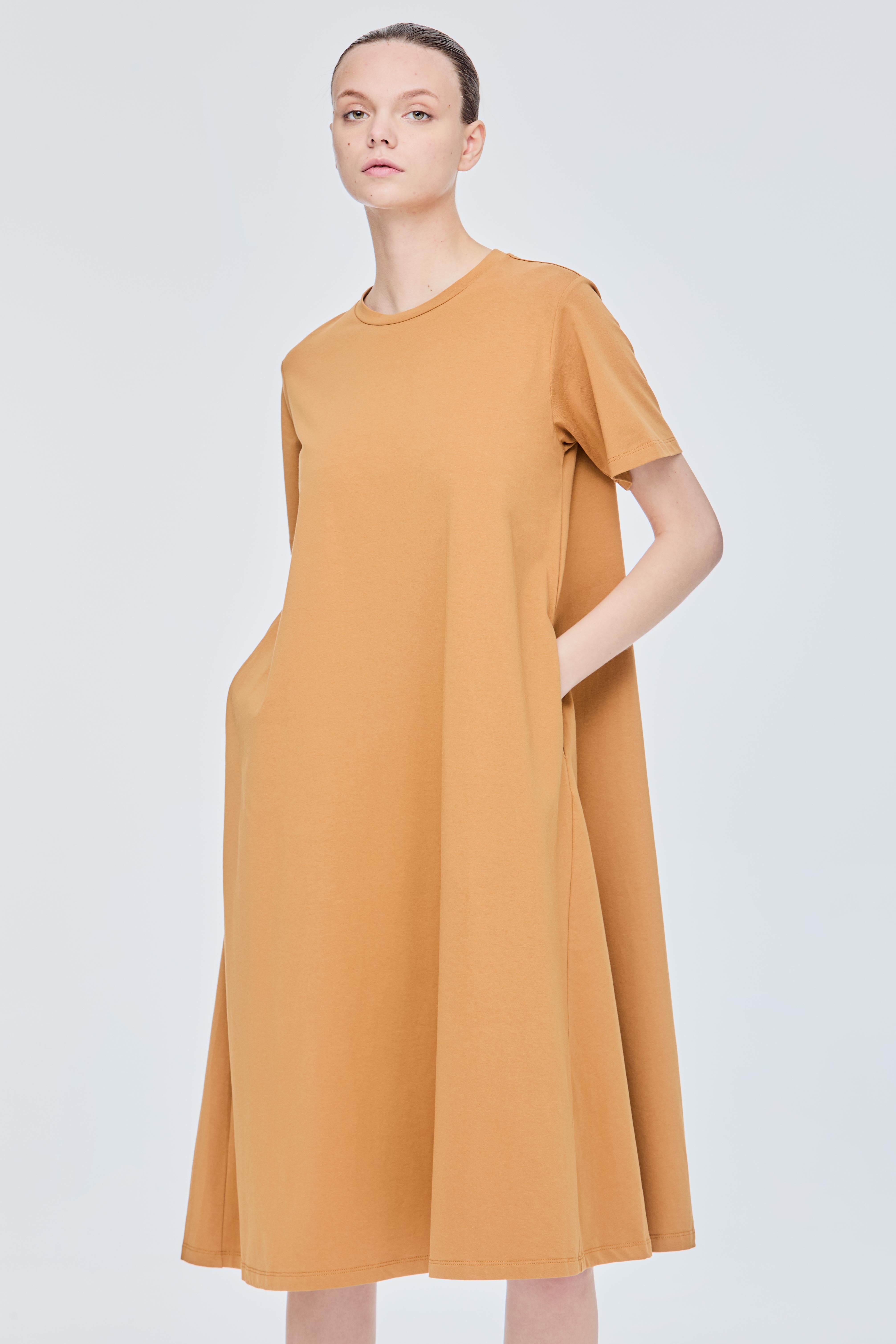 Flare Boxy T Shirt Dress