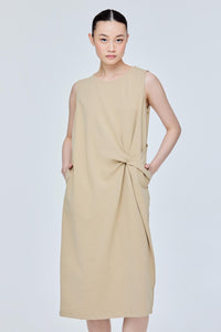 Knot Detail Sleeveless Dress