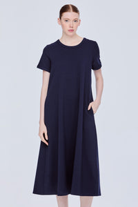 Contrast Trim T-Shirt Dress