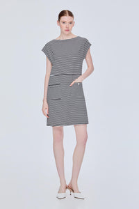 Magyar Shift Stripes Dress