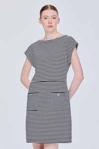 Magyar Shift Stripes Dress