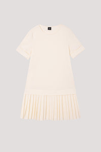 Pleated T-shirt Dress