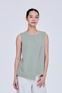 Asymmetrical Sleeveless Top