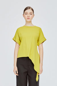 Asymmetrical Hem Blouse