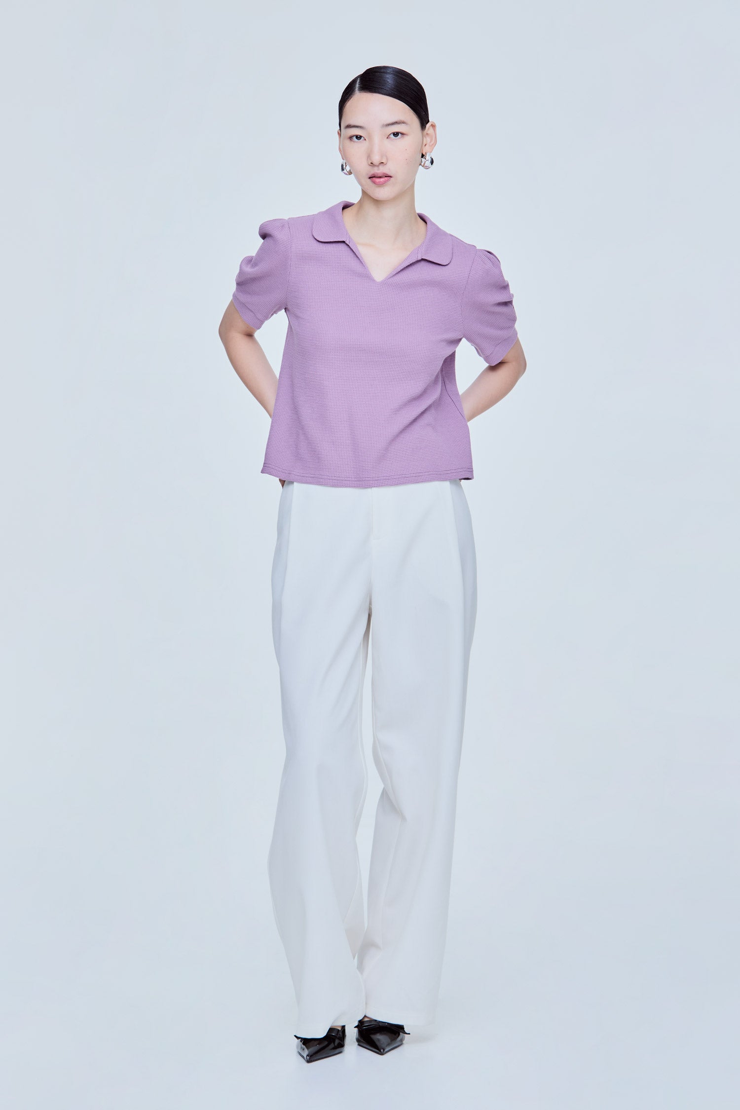 Peter Pan Puff Sleeve Top