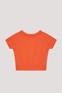 Boxy Roll Collar Tee