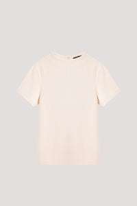 Wide Mock Neck Tee