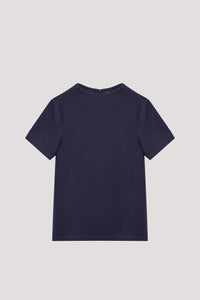 Wide Mock Neck Tee