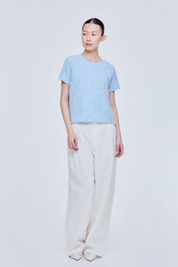 Boucle Tweed Tee