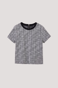 Boucle Tweed Tee