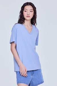 Boxy V-Neck Tee