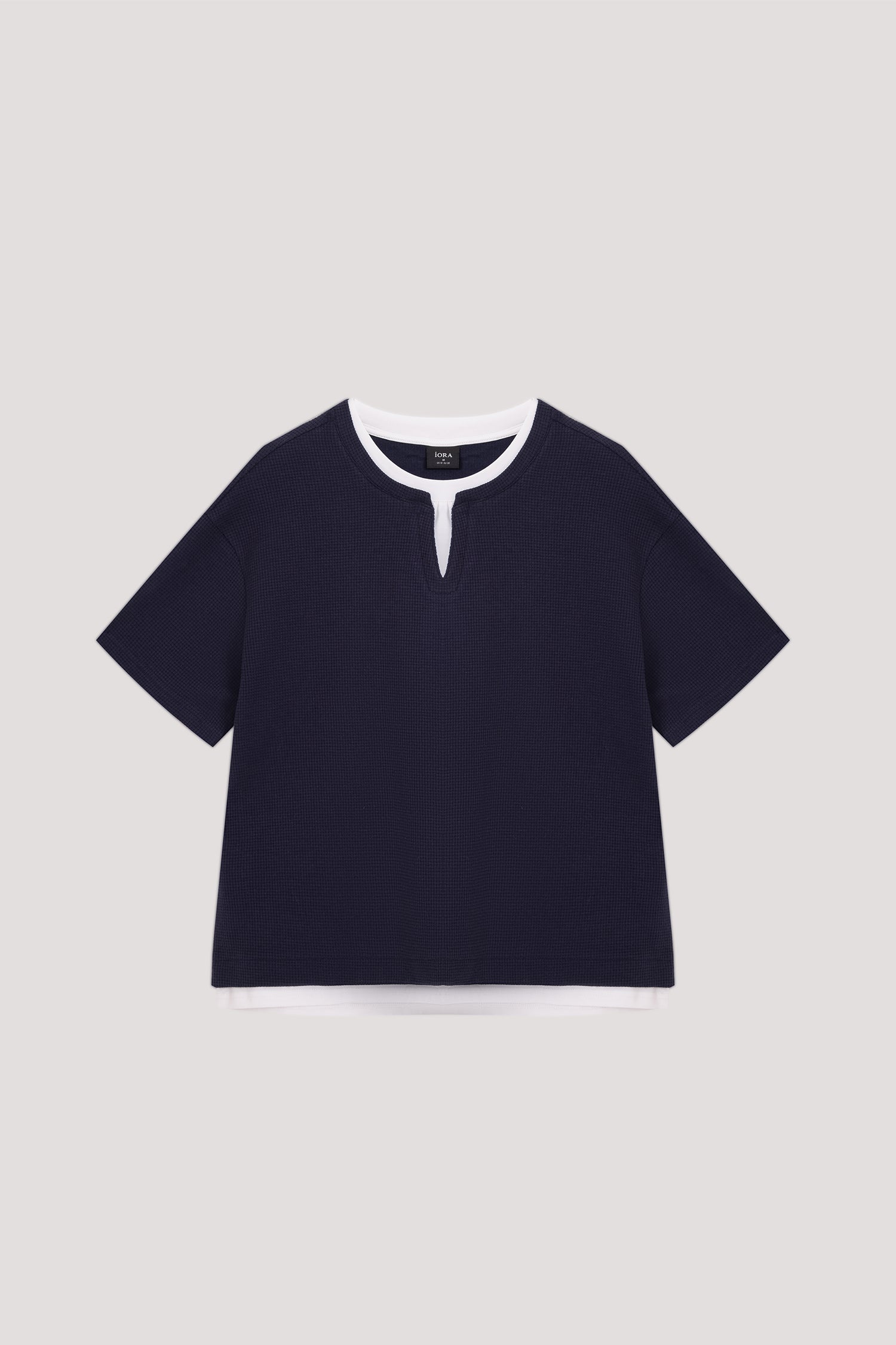 Two-Piece Waffle Tee