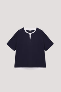 Two-Piece Waffle Tee
