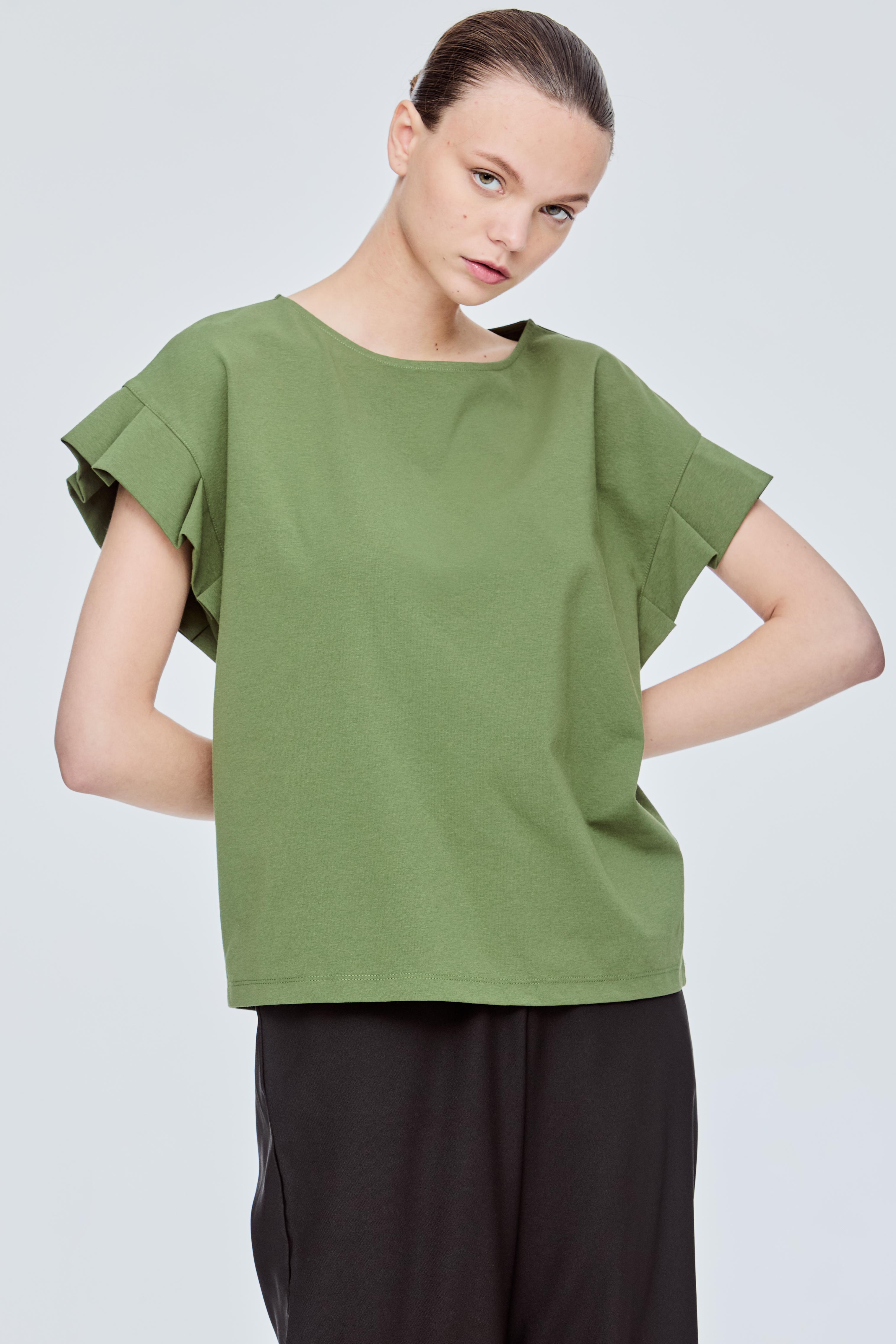 Frill Sleeved Magyar Tee