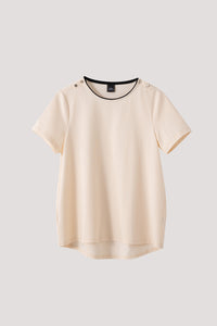 Button Shoulder Tee