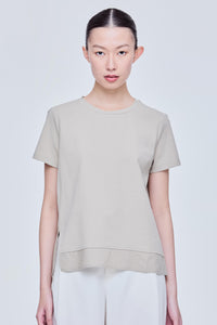 Asymmetrical Slit Tee
