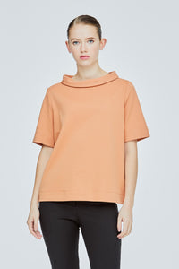 High Collar Tee Blouse