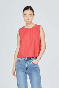 Classic Sleeveless Blouse