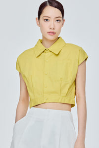 Boxy Pocket Crop Top