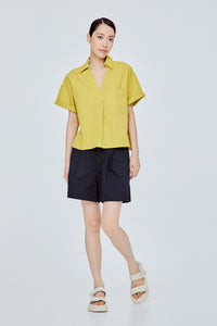 Front Pleated Relax Top