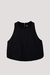 Bubble Hem Sleeveless Top