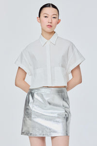 Pocket Crop Boxy Shirt