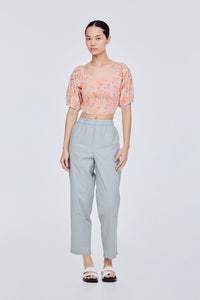 Printed Cropped Top