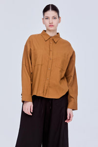 Boxy Dropped Shoulder Blouse