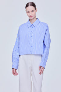 Oversized Drawcord Shirt