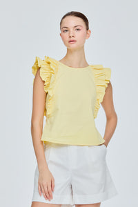 Ruffle Detail Top