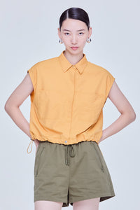 Magyar Collared Vest Top