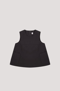 Patched Pocket Tank Blouse