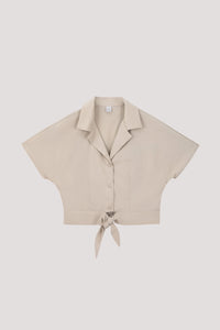 Notched Lapel Magyar Blouse