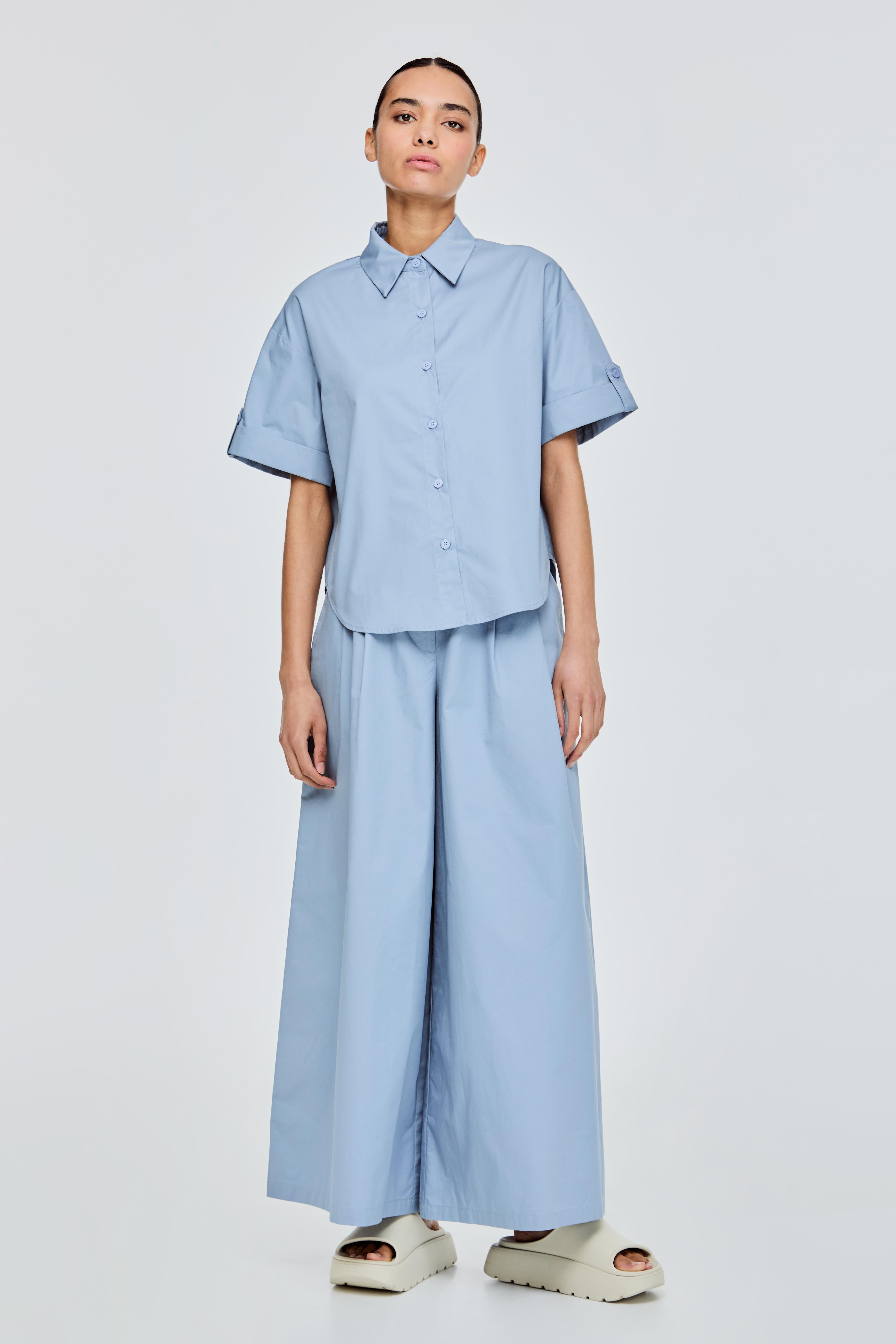 Short Sleeve Shirt Collar