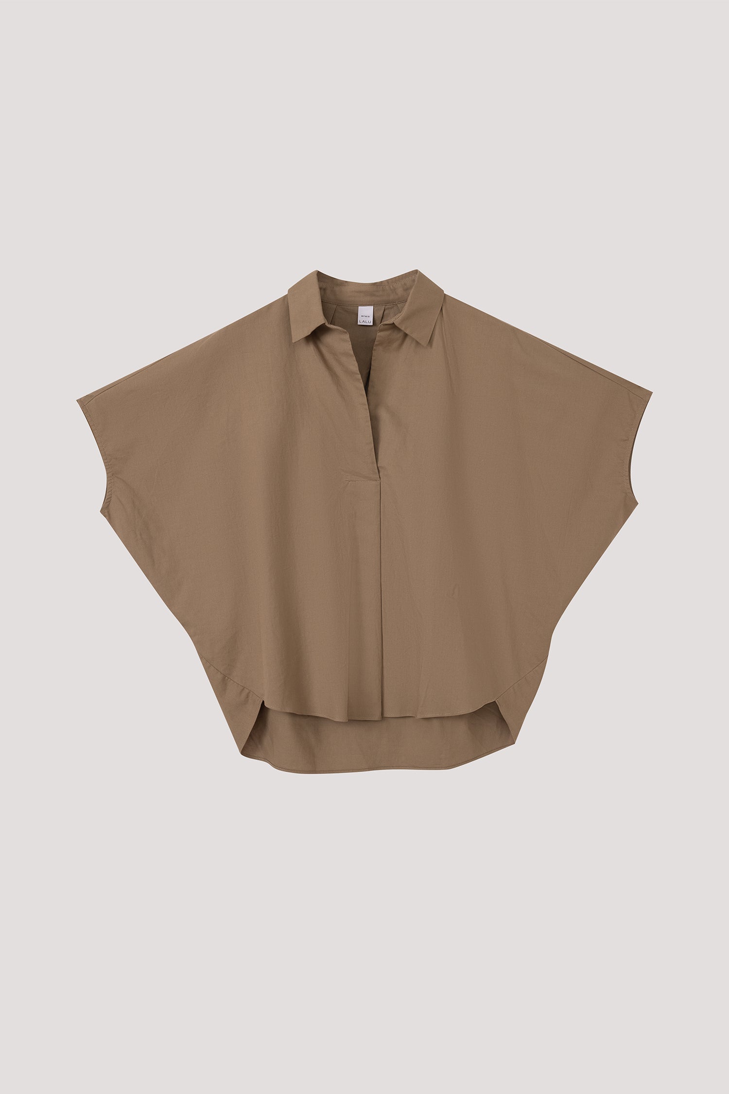Oversized Asymmerical Hem Magyar Blouse