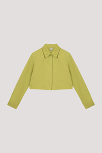 Panelled Tailor Crop Shirt