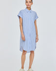 Relax Fit Denim Stripes Dress