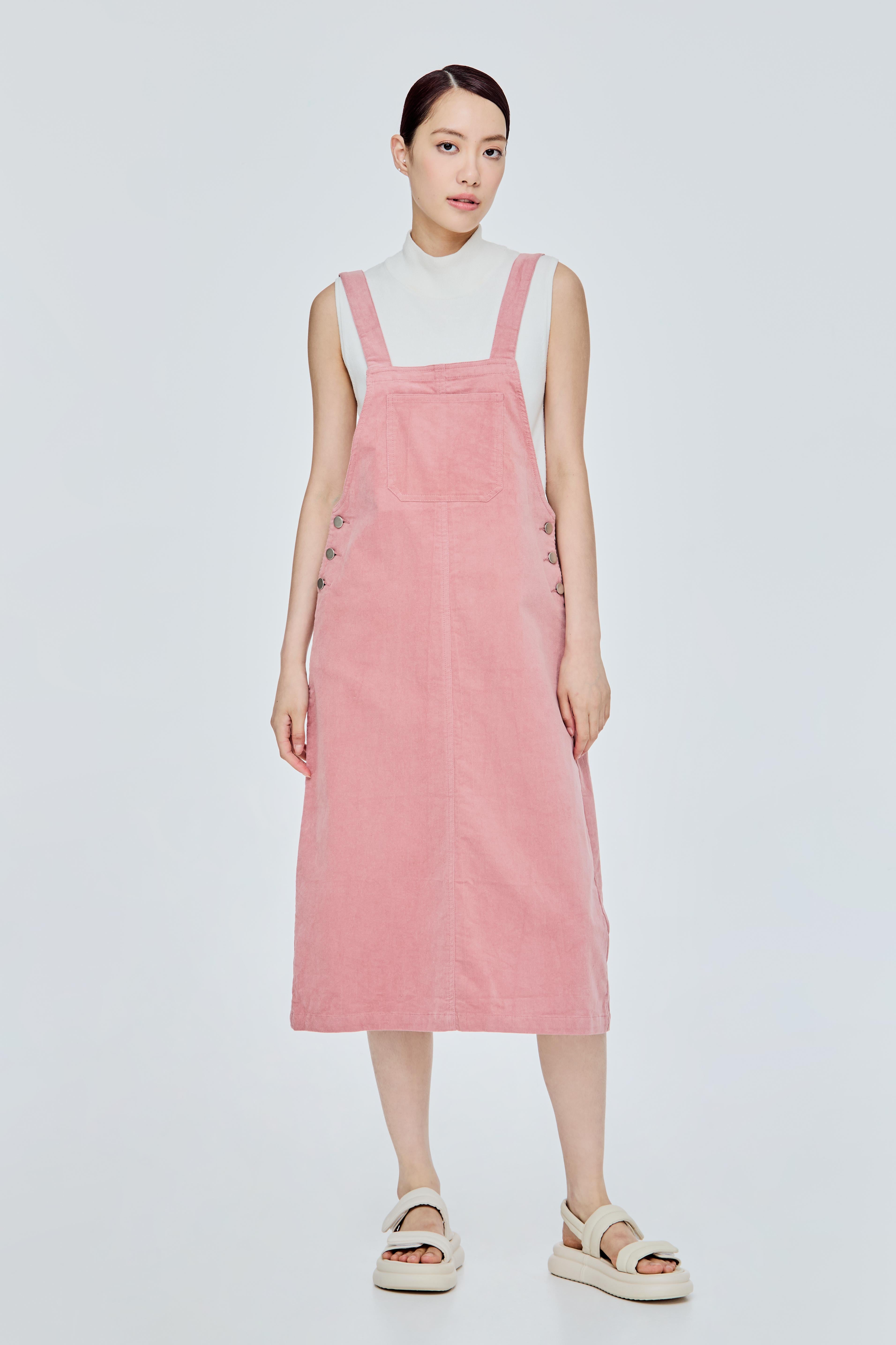 Corduroy Dungaree Dress