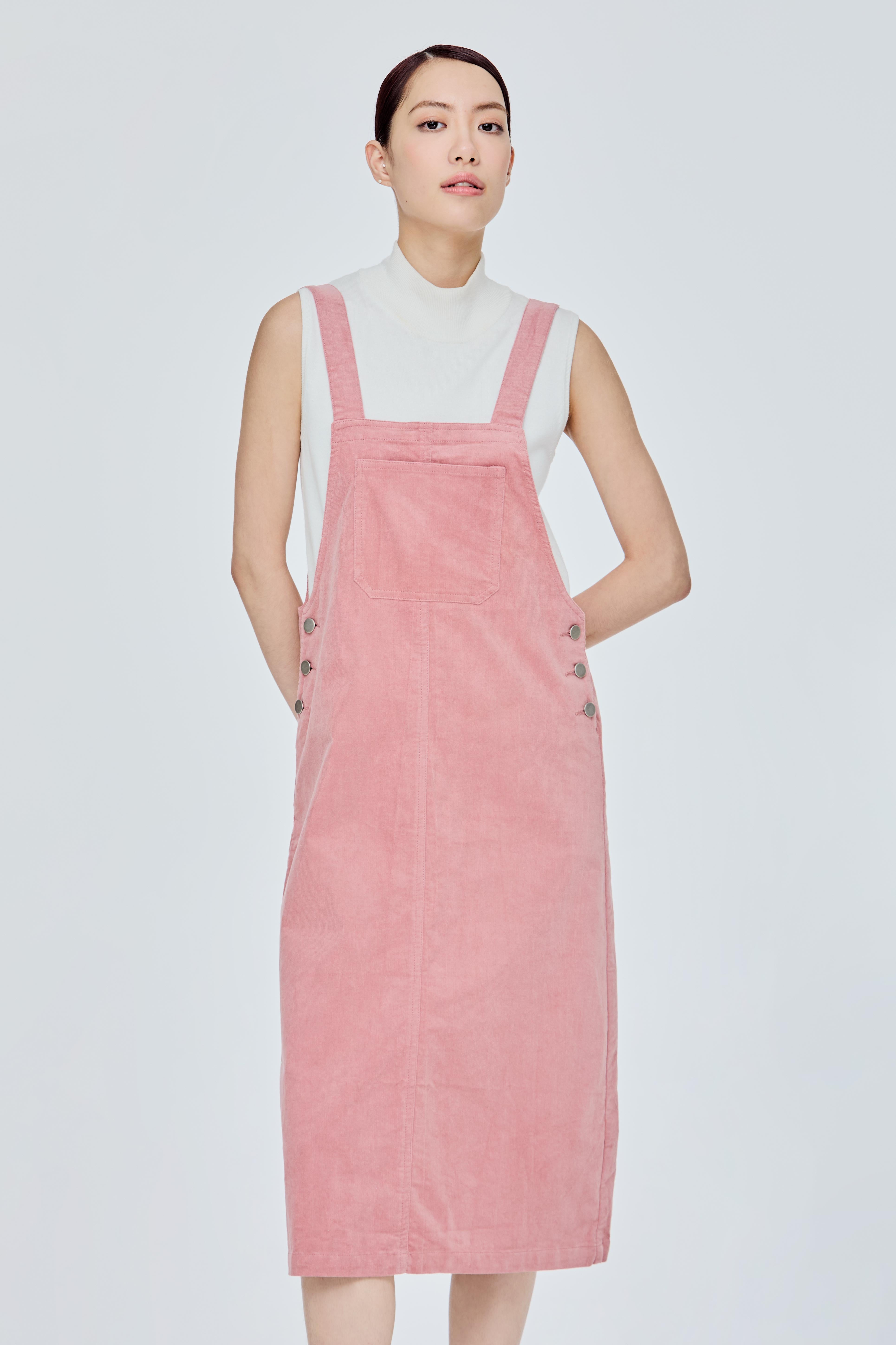 Corduroy Dungaree Dress