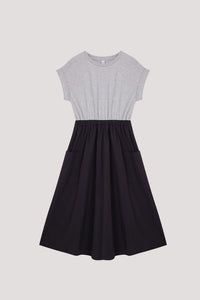 Contrast A-Line Magyar Dress