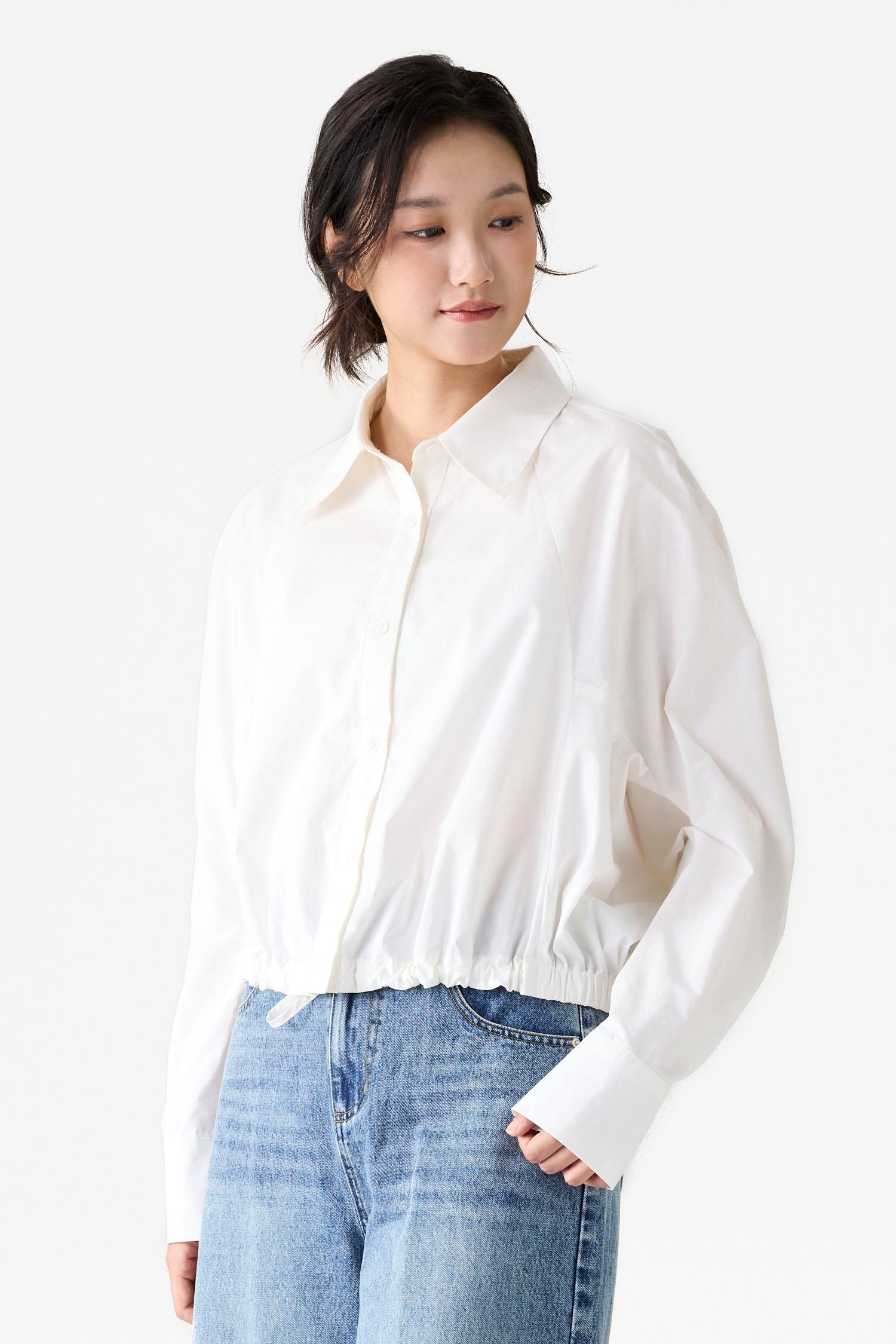 Relaxed Oversized Sleeve Shirt