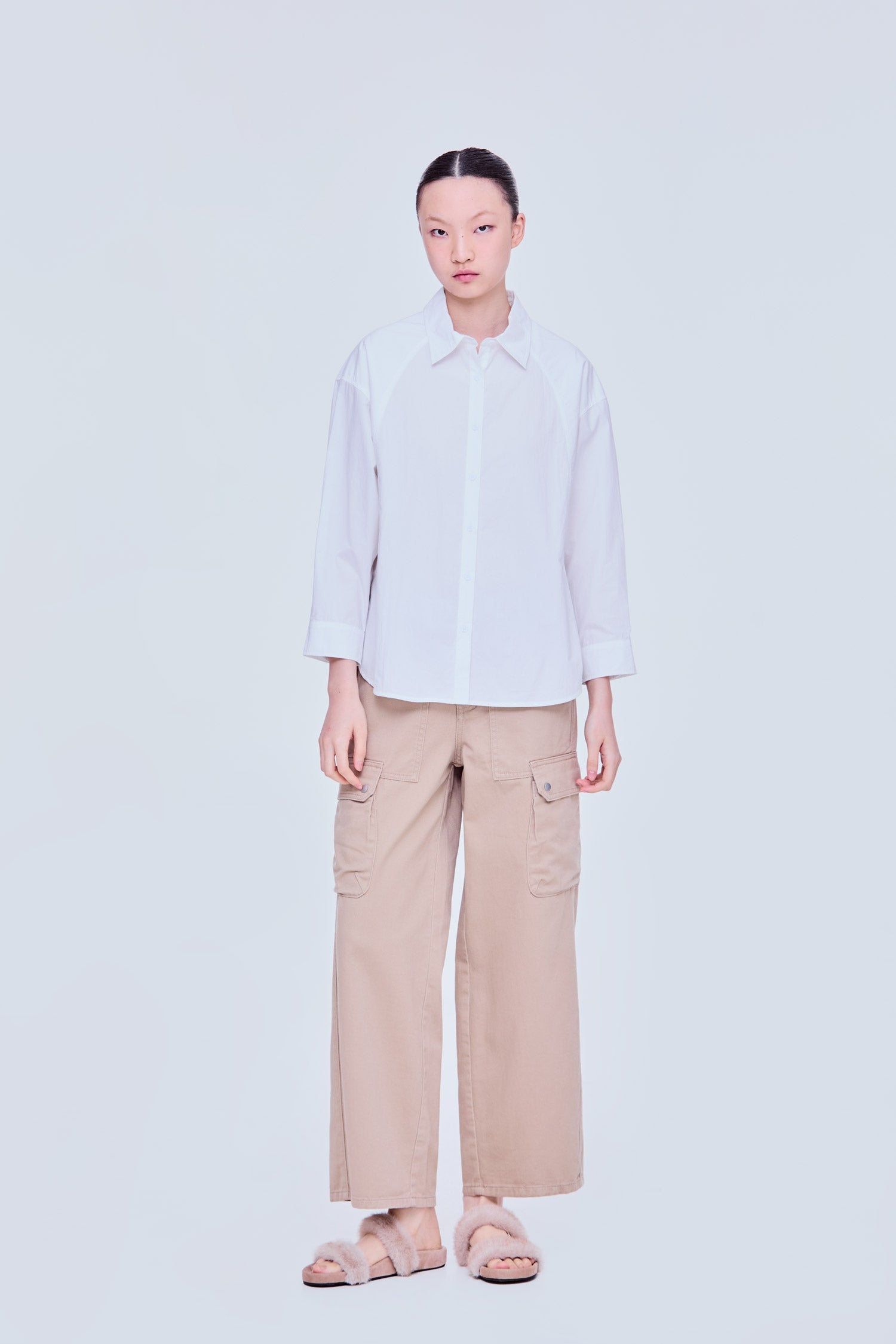 Basic Raglan Panel Shirt