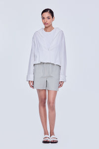 Contrast Collared Tee Shirt